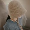 Women's Basic Wool Chin Strap Bucket Hat Winter Everyday Fashion