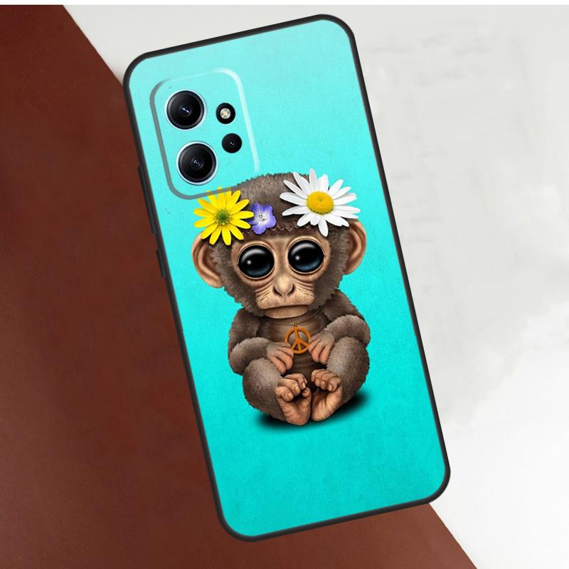 Чехол с обезьяной, гориллой, обезьяной, ребенком Для Xiaomi Redmi Note 12 11 10 8 9 Pro 12S 11S 10S 9S Чехол Для Redmi 12 9C 10C 12C