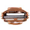 Мужская сумка для ноутбука из кожи Crazy Horse Женская сумка через плечо Crossbody Большая кожаная сумка-портфель