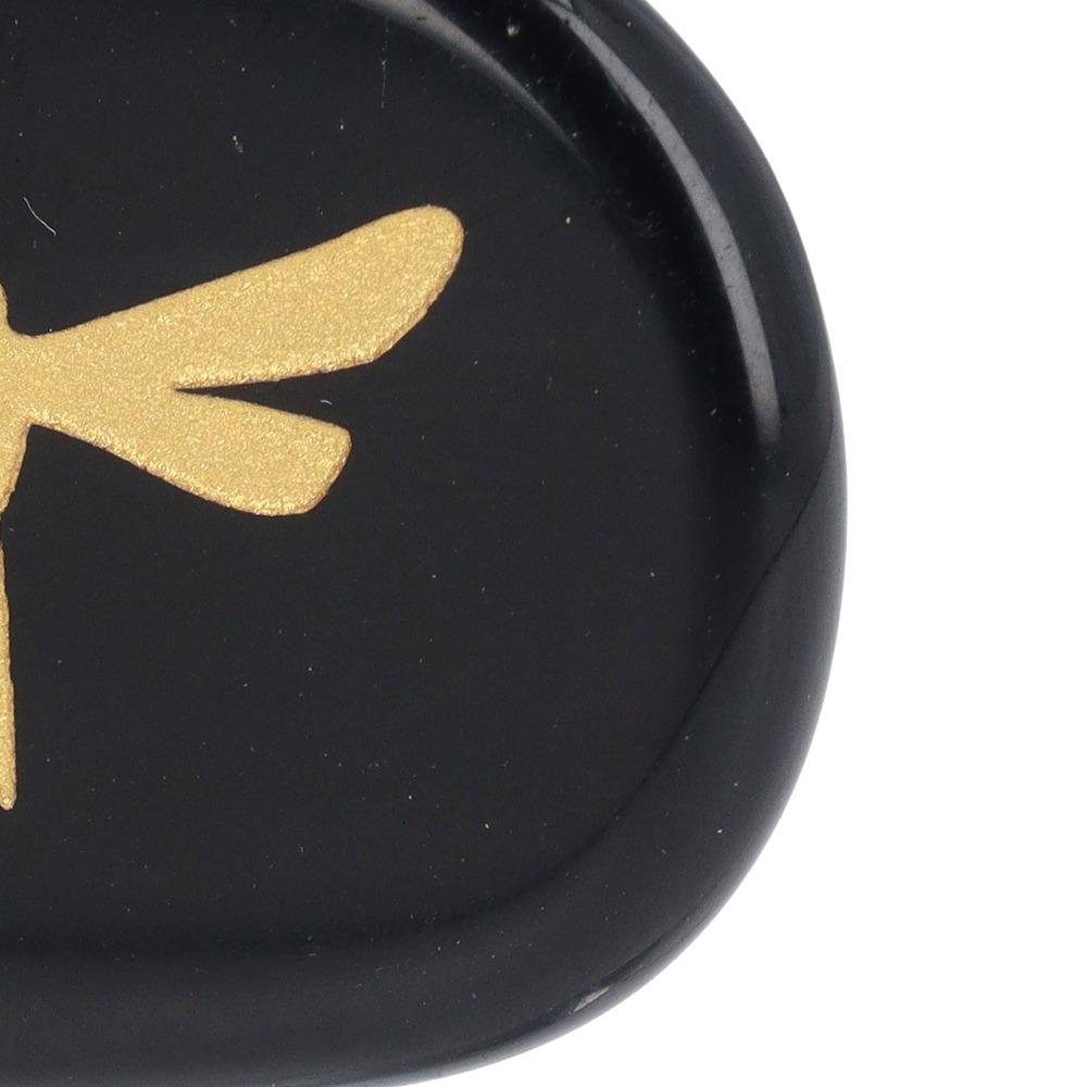 Mineral Craft Worry Stone Black Balance Stone Crystals Pocket Worry Stone Home Office Use