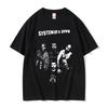 Alternative Metal Rock Band System of A Down Graphic T-shirt Men's Women Clothing Casual Vintage Oversized Short Sleeve T Shirts