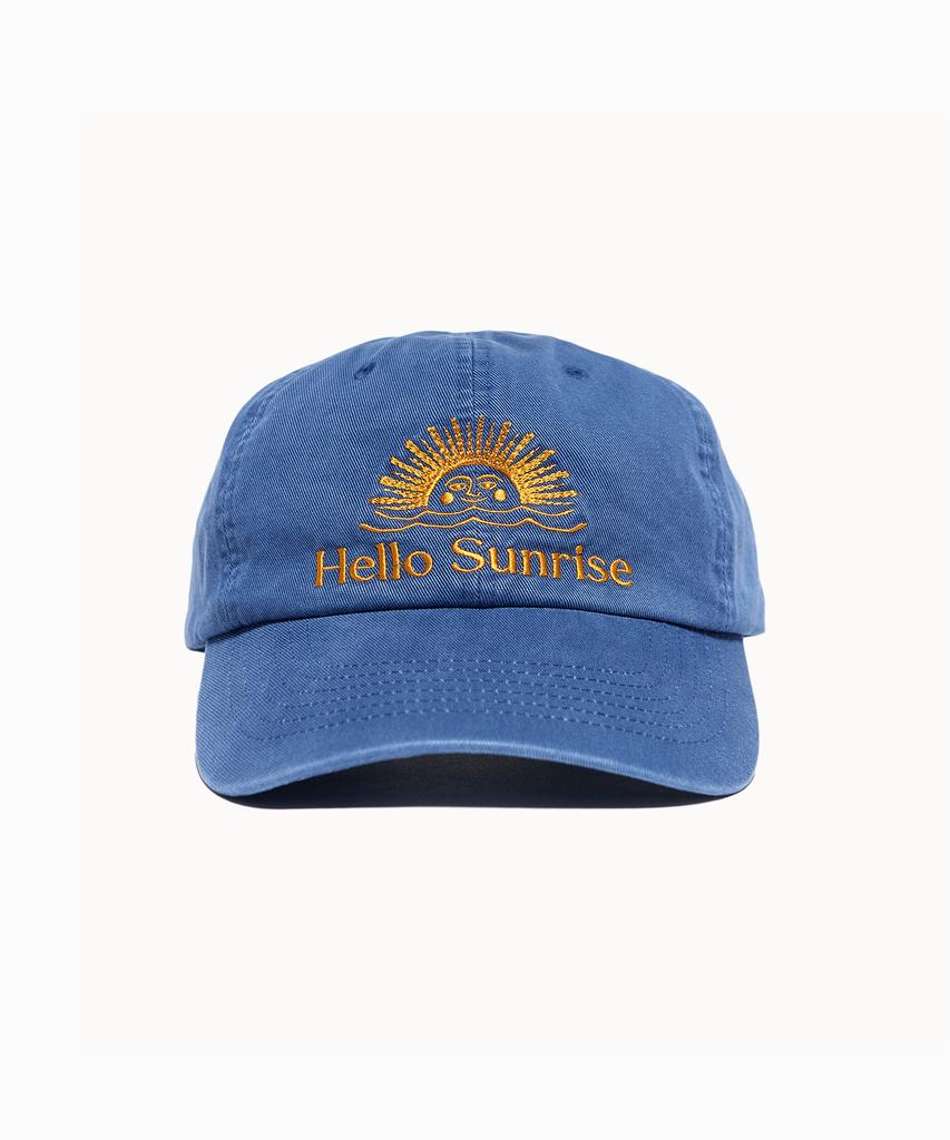 HELLO SUNRISE Кепка-бейсболка с вымытым логотипом Og_Морской синий