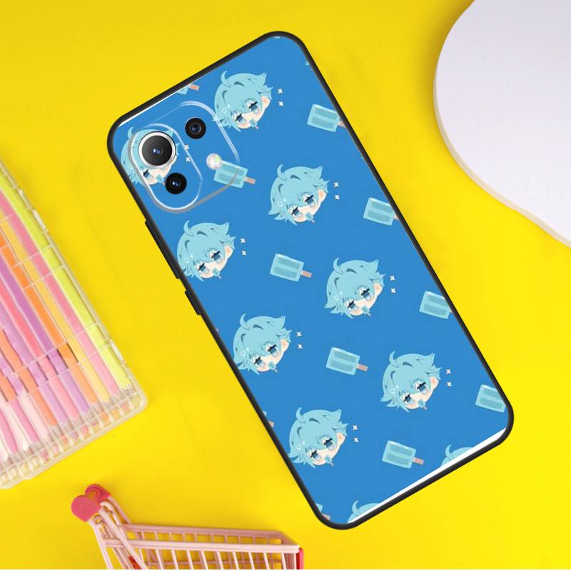 Genshin Impact chongyun Cover For Xiaomi 14 Ultra 13 11T 12T 13T 14T Pro POCO X6 X7 Pro X3 X5 F3 F5 F6 M6 Pro Case