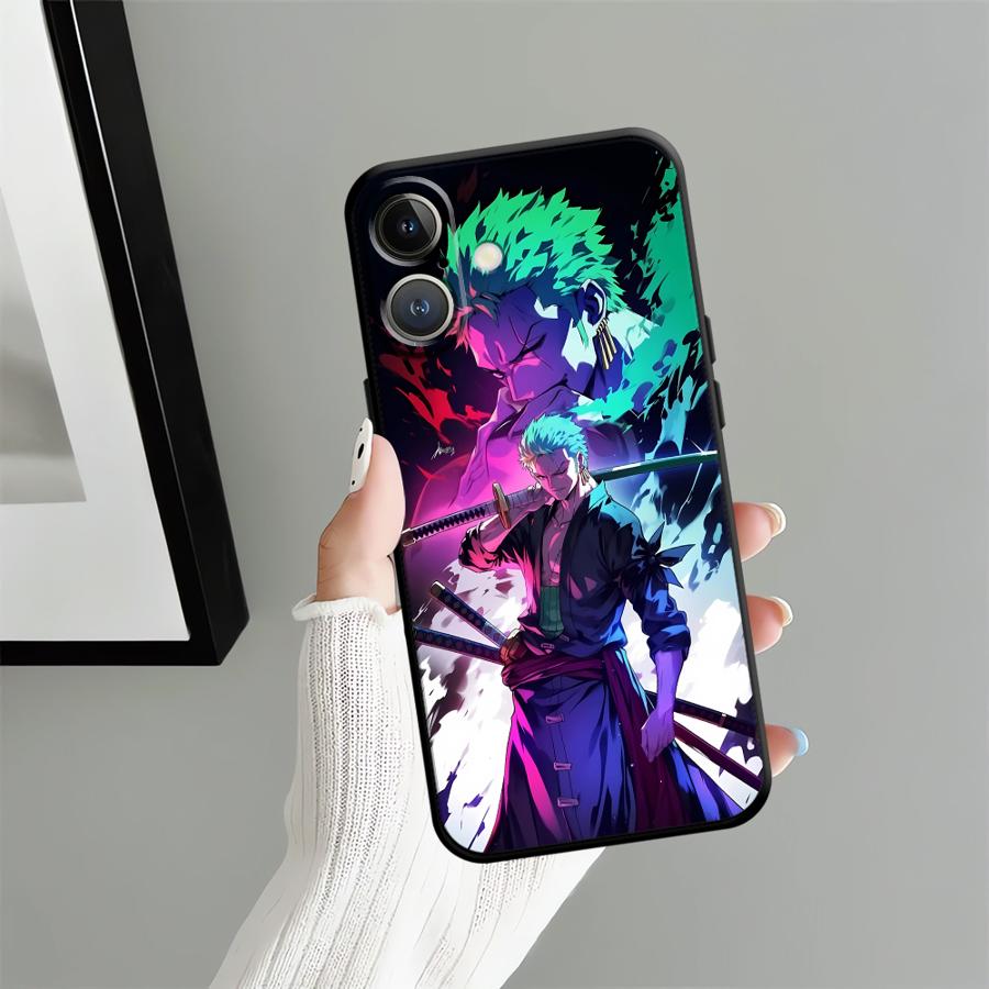 Чехол для телефона Funda для iPhone 17Air 7 8 12 17 16 Pro Max 11 X XS XR 14 13 Mini 15 Plus SE One Piece Луффи