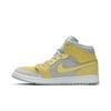 Air Jordan 1 Mid SE 'Lemon Wash' (Unisex) Grey / Lemon Wash / White Vintage Basketball Shoes DA4666 001