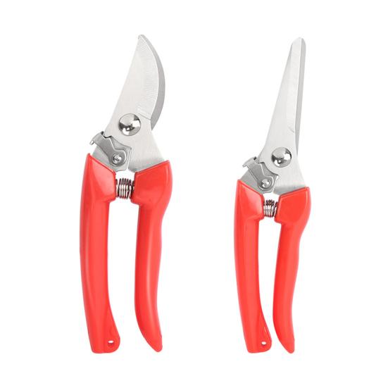 Садовые ножницы с нескользящей ручкой для сбора фруктов из нержавеющей стали, цветок, бонсай, ветка, секатор, садовый инструмент, садовые принадлежности