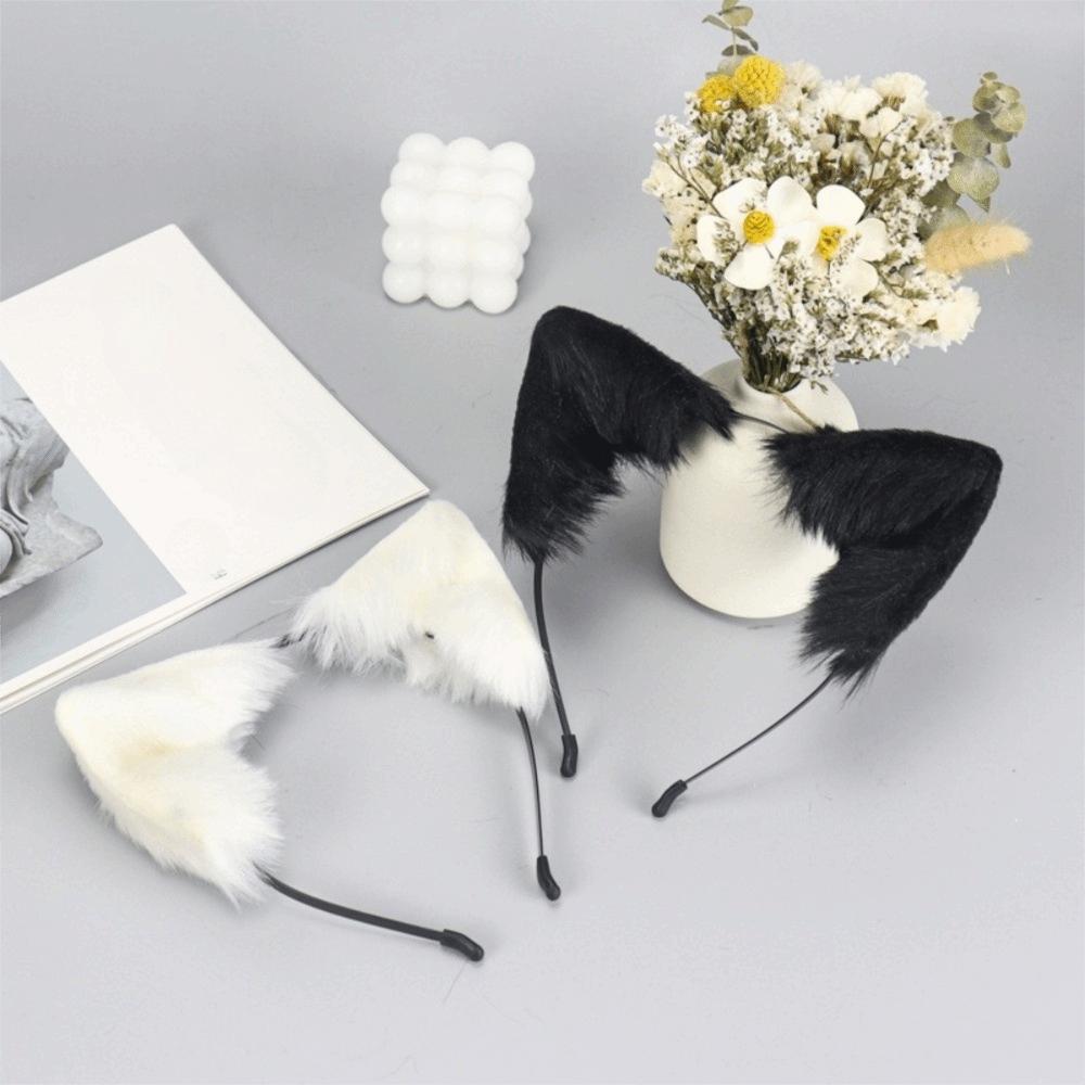 Artificial Cat Ears Headband Furry Lolita Ears Headwear Practical Hair Accessories Adults