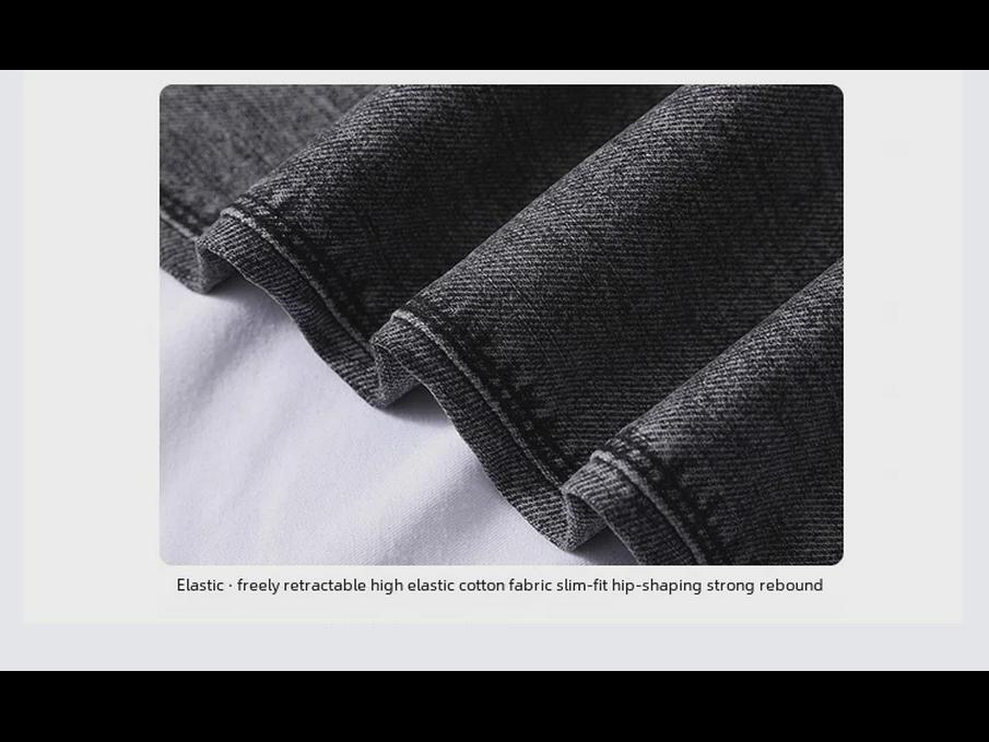 Новые женские узкие джинсы дымчато-серого цвета с высокой талией и эластичной строчкой с леопардовым принтом