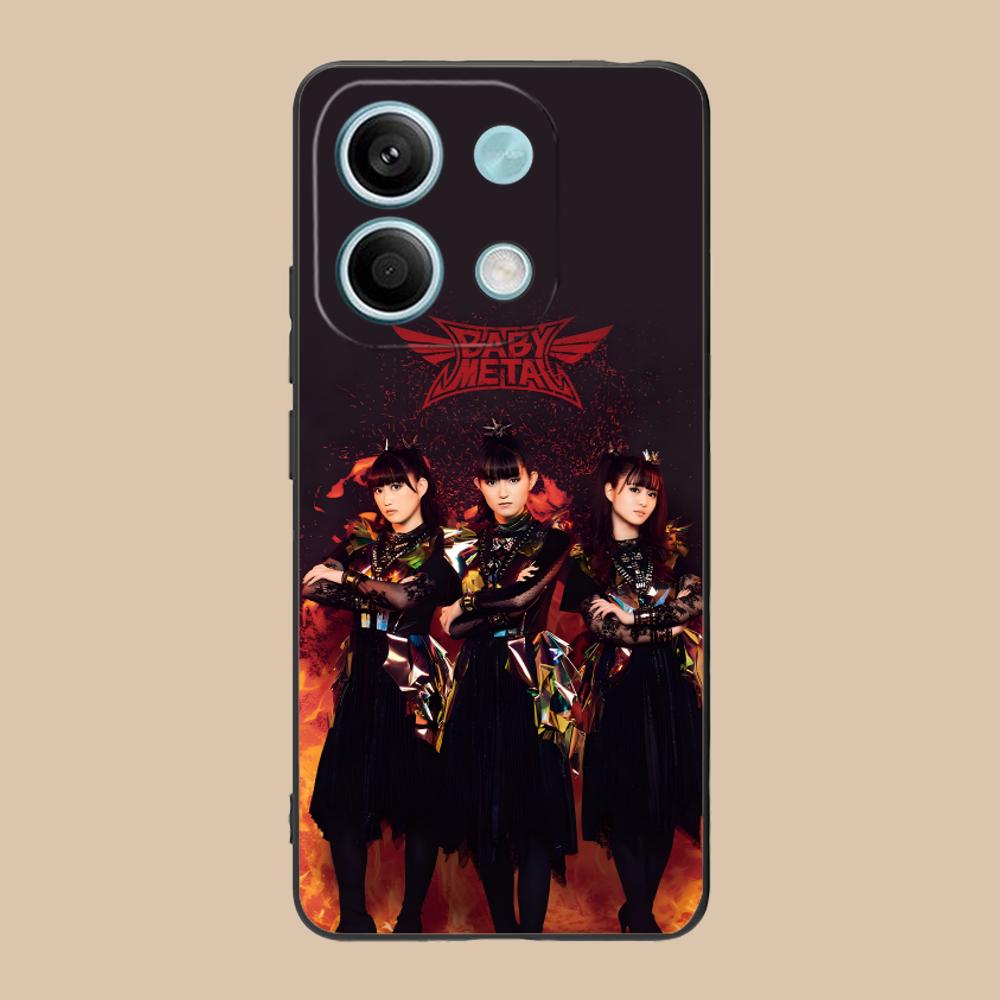 Милый чехол для мобильного телефона Babymetal для POCO M6 M5 M4 M3 X7 X6 X5 X4 X3 F6 F5 F4 Pro GT 5G Обложка с цветной печатью для мобильных телефонов Красивый