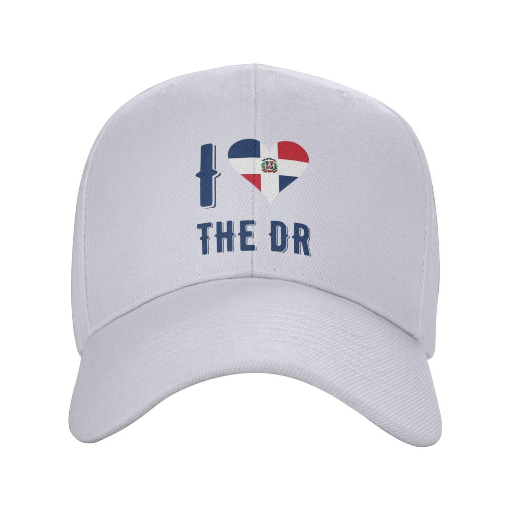Unisex DR Dominican Republic Outfit Baseball Cap Snapback Hat Vintage Daily Headwear Adjustable