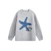 Unisex Oversized Crewneck Knit Sweater Starfish Casual Winter Pullover Teens