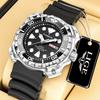 LIGE Fashion Mens Watch Top Brand FOXBOX Luxury Luminous Men Watches Calendar Waterproof Military Sport Business Man Watch Reloj