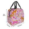 Cheetah's In A Rainbow Insulated Lunch Bag for Kids School Cooler Thermal Food Box Tote Portable Lunch Boxes Container