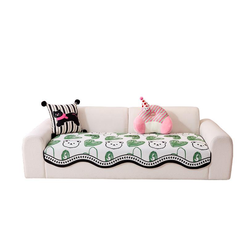 2025 new sofa cushion fixed non-slip special-shaped one-piece sofa seat cushion irregular sofa cover