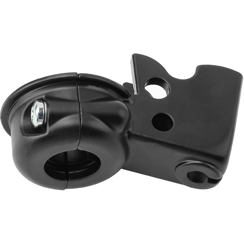 M MATI Clutch Lever Perch Mount Bracket Black For Harley Davidson Sportster 883 1200 Softail Dyna 1996-2010 Electra Glide Road King Fat Boy Night