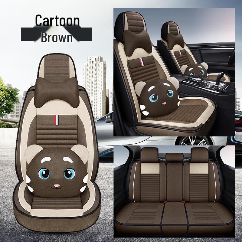 Winning Taurus Maverick Everest Buckwheat Hull Car Seat Cushion: Universal, Health-Focused, Cartoon Design for All Seasons