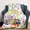 Customizable Lizzie McGuire Y Sus Locuras3 Throw Blanket – Personalized Name, All-Season Cozy Snug Blanket, Machine Washable, Personalized Blanket