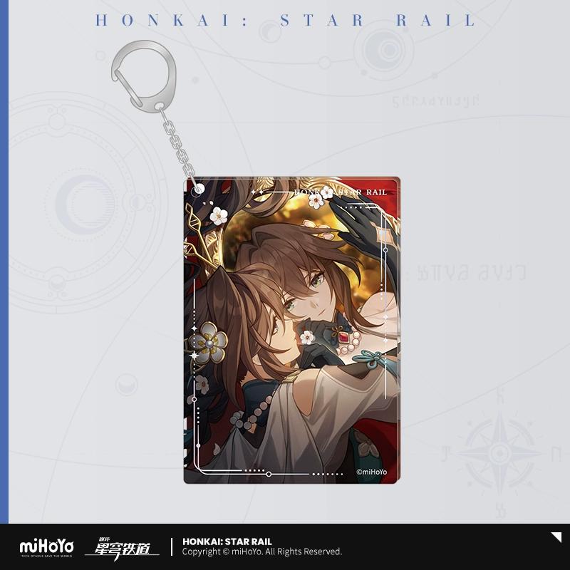 Sunsyea Honkai Star Rail Официальный мерч miHoYo Оригинальная аутентичная серия световых конусов Акриловый брелок Сандей Дань Хэн