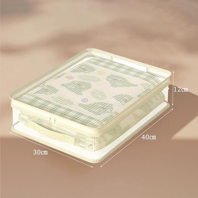 Набор из четырех сумок для хранения домашнего постельного белья и пододеяльников, очень толстые, защищенные от плесени и пыли....