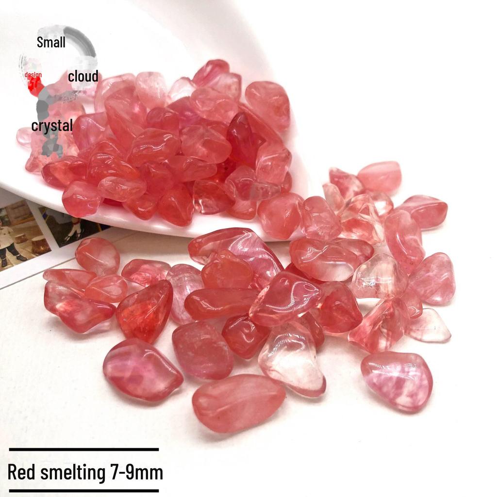 Assorted Crystal Gravels: Citrine, Amethyst, White Crystal, Rose Quartz, Peridot for Buddha Manza Fish Tank