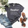 Realtor Definition TShirt Funny Real Estate Shirt Real Estate Agent Gift Unisex Graphic Tees Streetwear Women Top Casual Tshirt