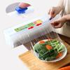 Adjustable Kitchen Tool Cling Film Cutter Plastic Wrap Dispenser Wrap Storage Box Storage Holder
