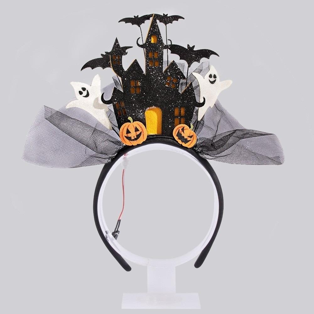 Castle Halloween Hair Hoop White Ghost Ghost Hairband Funny Halloween Headband Photography Props
