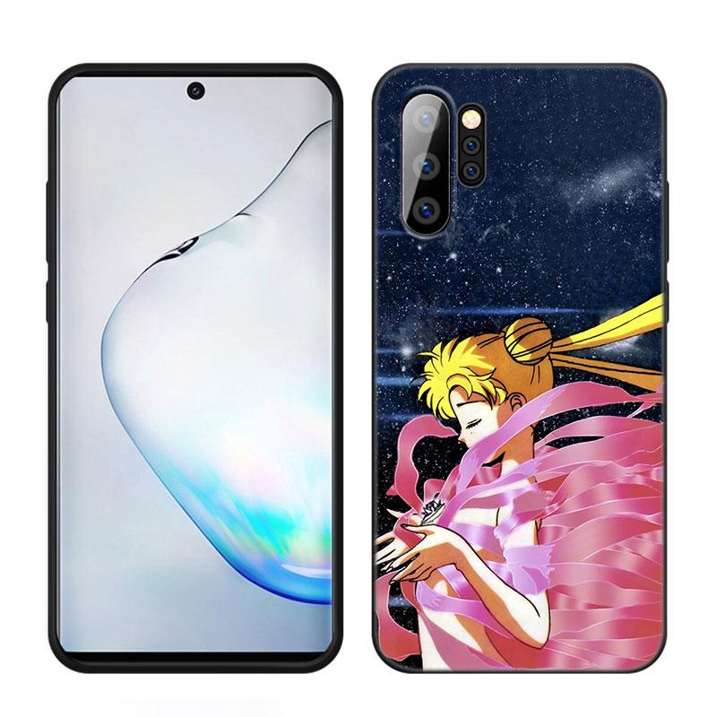 Японский мультяшный чехол Sailor Moom для Samsung Note 10 Lite 20 Ultra M04 M13 M32 4G M14 M52 M53 M54 M55 5G M11 M12 M21 M31 M51