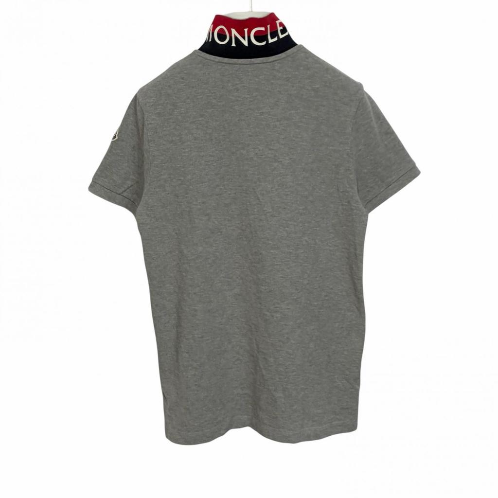 Used MONCLER 1091830515084556Polo shirt gray mens