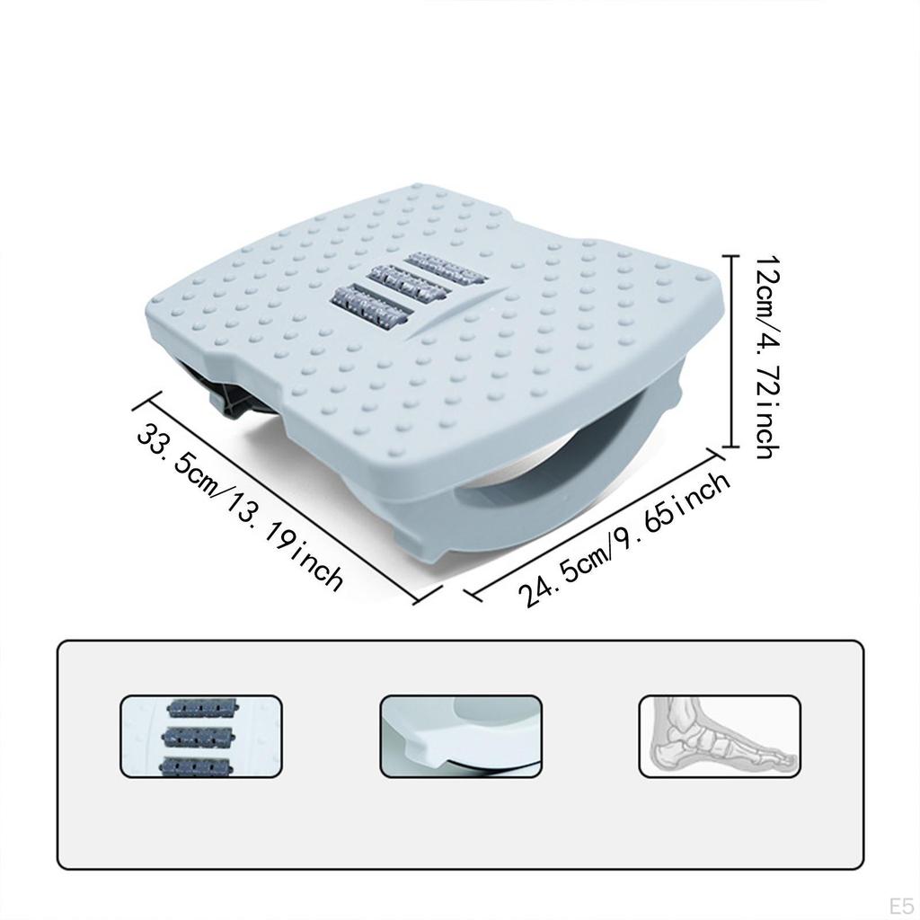 Качающаяся подставка для ног под стол, поддержка для ног, универсальная нескользящая подставка, портативная эргономичная подставка для ног