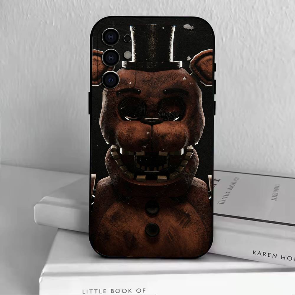 D-FNAF-T-Five-Nights-at-Freddy's Чехол для телефона Samsung S25,S24,S21,S22,S23,S30,Ultra,S20,Plus,Fe, Мягкий силиконовый черный чехол