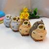 Car Decoration Bare-footed Easy Use Mini Owl Resin Crafts Miniatures Figurine Owl Ornaments