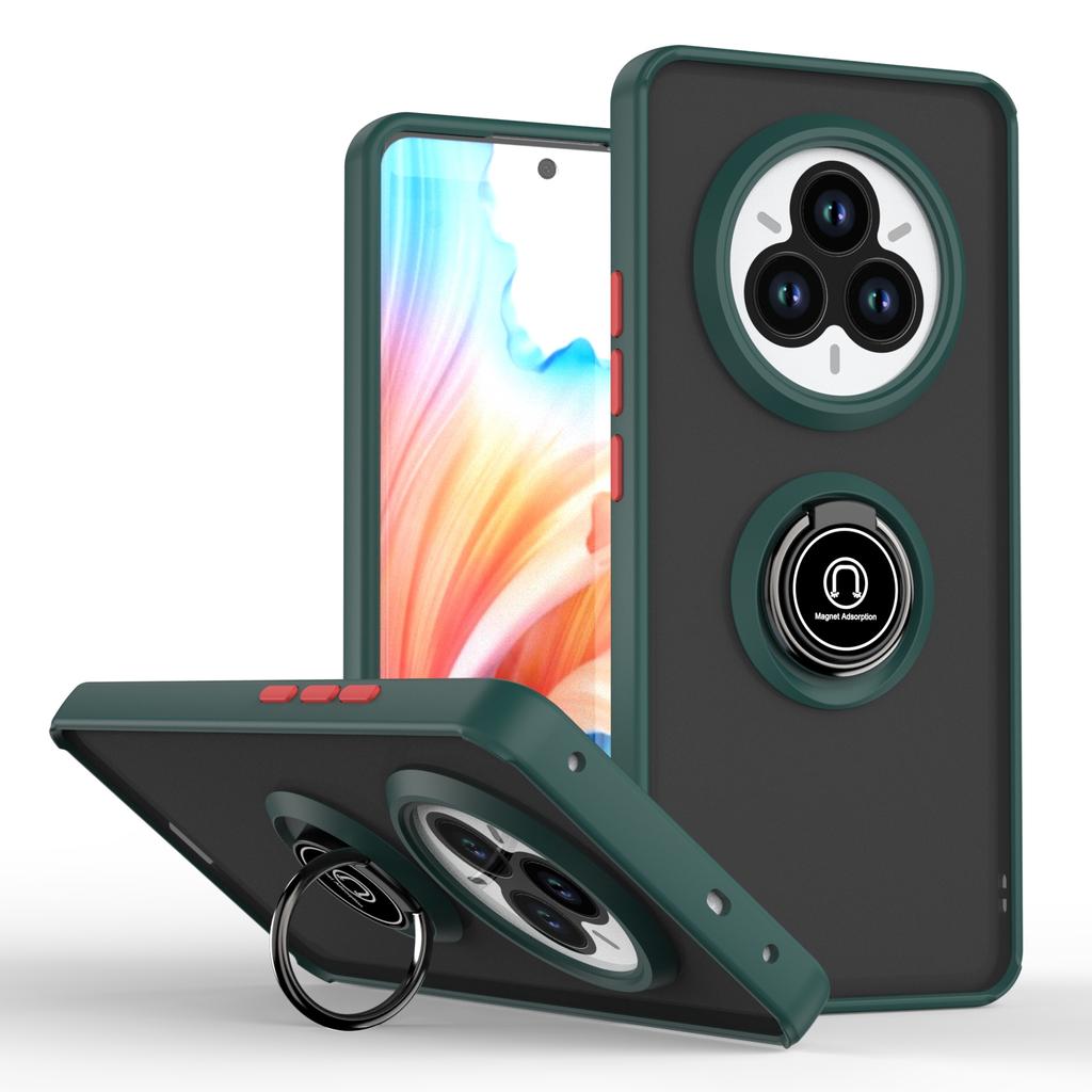 Armor Matte Case For Realme 14 Pro 5G Realme 14 Pro+ Plus Cover Ring Magnetic Stand Holder Shockproof Coque Fundas