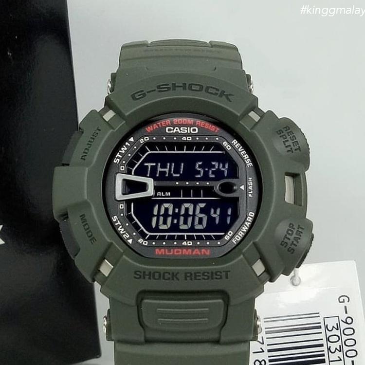 Casio Мужские Черные Часы G-9000-3V G-9000-3V