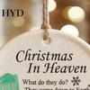 Holiday Decoration Christmas in Heaven Ornament Empty Chair Tree Eye-catching Decor Memorial Gifts for Grieving The Loss of Loved Ones Must-have