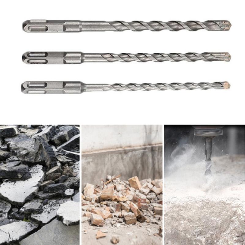 Heat Resistant Square Shank 6-35mm Electric Hammer Drill Bit Masonry Drill Bit Set Cemented Carbide Power Tool Parts