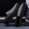 Mens Slip On Flats Genuine Leather Men Loafers Hot Sale Breathable Men's Lazy Shoes Men Casual Stylish Business Shoes