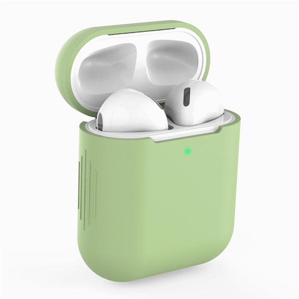 Силиконовый защитный чехол для наушников Airpods, универсальный чехол с защитой от падения 1, 2 поколения