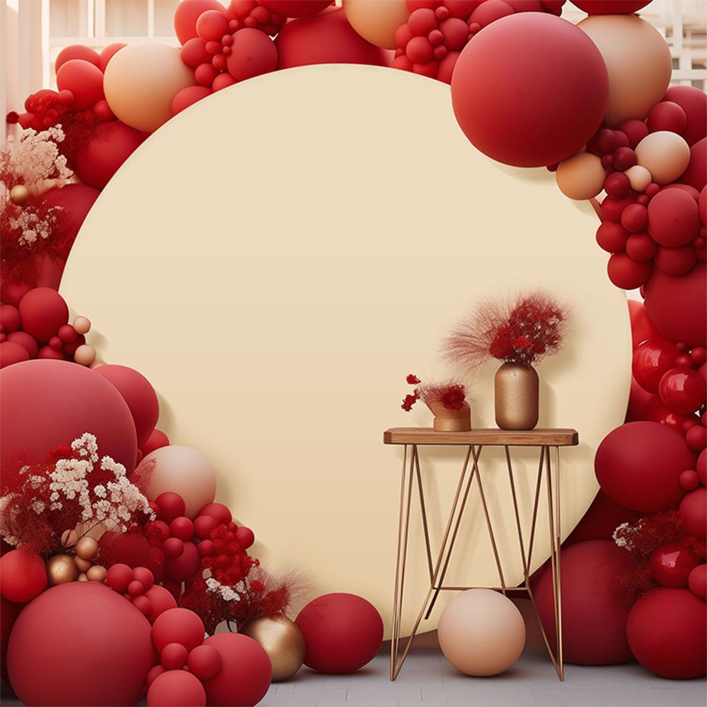Круглый чехол для фона, фон для фотостудии, чехол для стойки арки из воздушных шаров для празднования дня рождения и церемонии