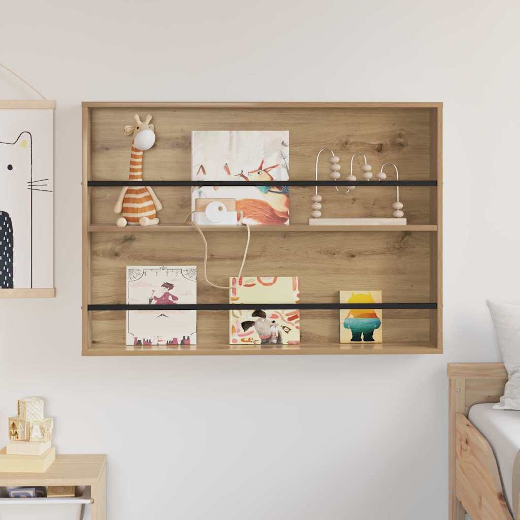 Magazine Shelf Artisan Oak 100 x 12 x 70 cm Particleboard