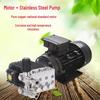 Commercial High-Pressure Washer with Motor & Ceramic Plunger Pump (220V/380V)