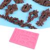 Relief 3D 3D Muffin Molds Pink Decorative Mold Reusable Ornament Mold  Cake Decoration