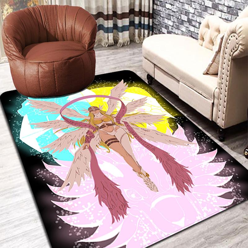 Ophanimon Rug Floor Mat for Living Room or Bedroom Soft and Comfortable Carpet a Gift for Birthday and Holiday.