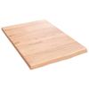 VidaXL Wall Shelf Light Brown 40x60x2 Cm Solid Treated Oak Wood 363635