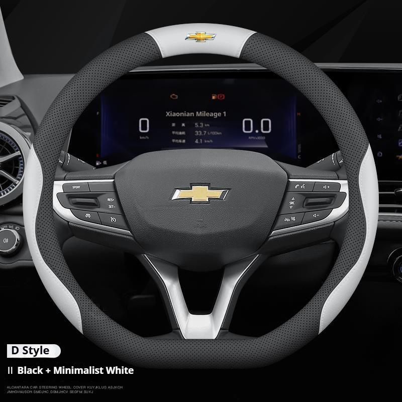HNOXY1 Кожаная Накидка на Руль Автомобиля для Chevrolet Aveo Cruze Spark Orlando Prisma Sail Tracker Silverado Camaro Equinox Аксессуары
