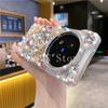 Блестящий золотой чехол с бабочкой и цветком для VIVO X200 X300 Pro X200 Ultra X200S 100s X80 X90, серебристая крышка с блестящими стразами и бриллиантами
