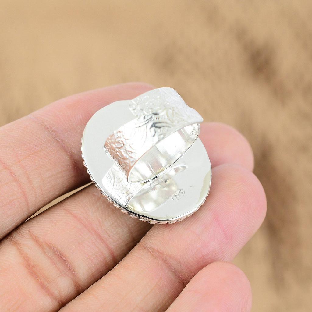 Mothers day Deal African Amethyst Stone New Promise Ring Jewelry Sterling Silver