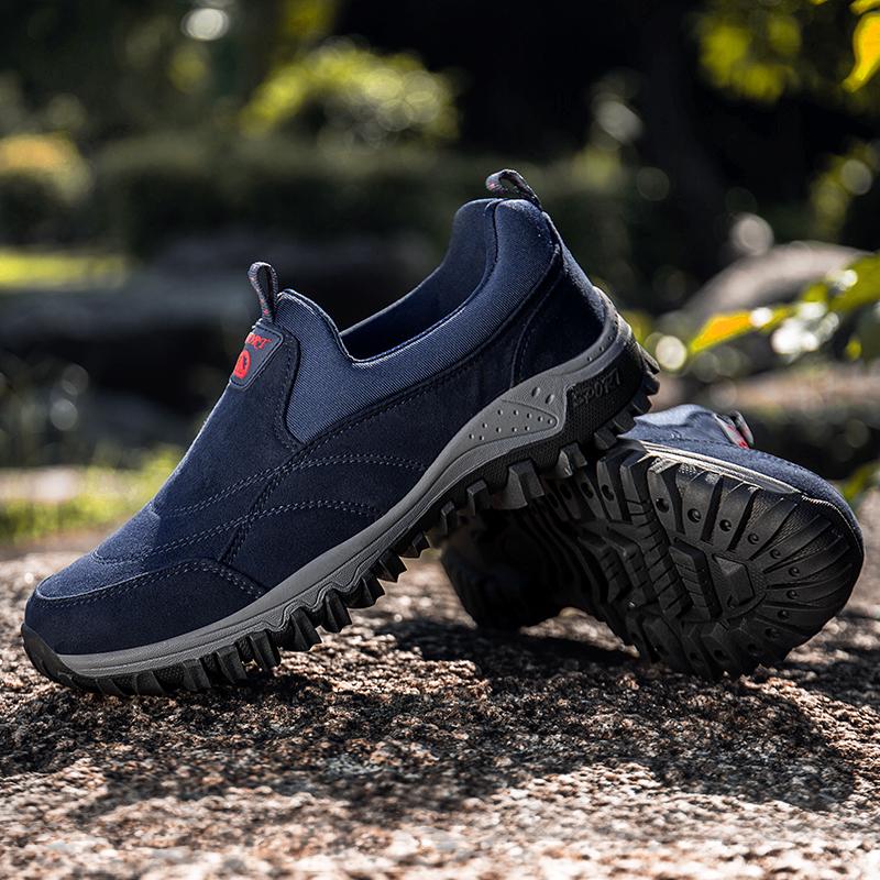 Мужская уличная обувь большого размера, замшевая кожаная обувь, мужская обувь для походов и треккинга