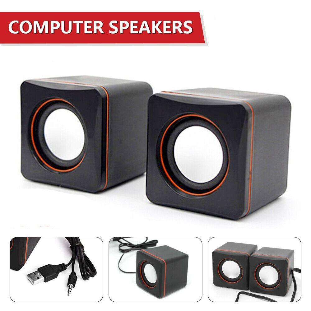 Anti-slip design Wired Computer Speaker Stereo Sound Bar Notebook Desktop Computer supplies