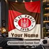 TapestryFC St. Pauli Custom Name Text Personalized Wall Hanging Tapestry Home Wall Decor